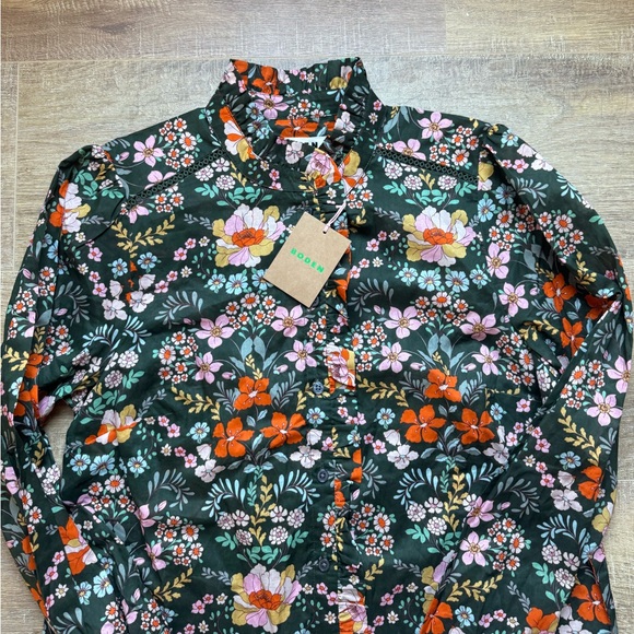 Boden Helena Cotton Top Forest, Flourishing Garden - Picture 3 of 6